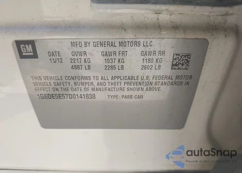 2013 Cadillac Cts Luxury from USA, damaged, VIN 1G6DE5E57D0141838